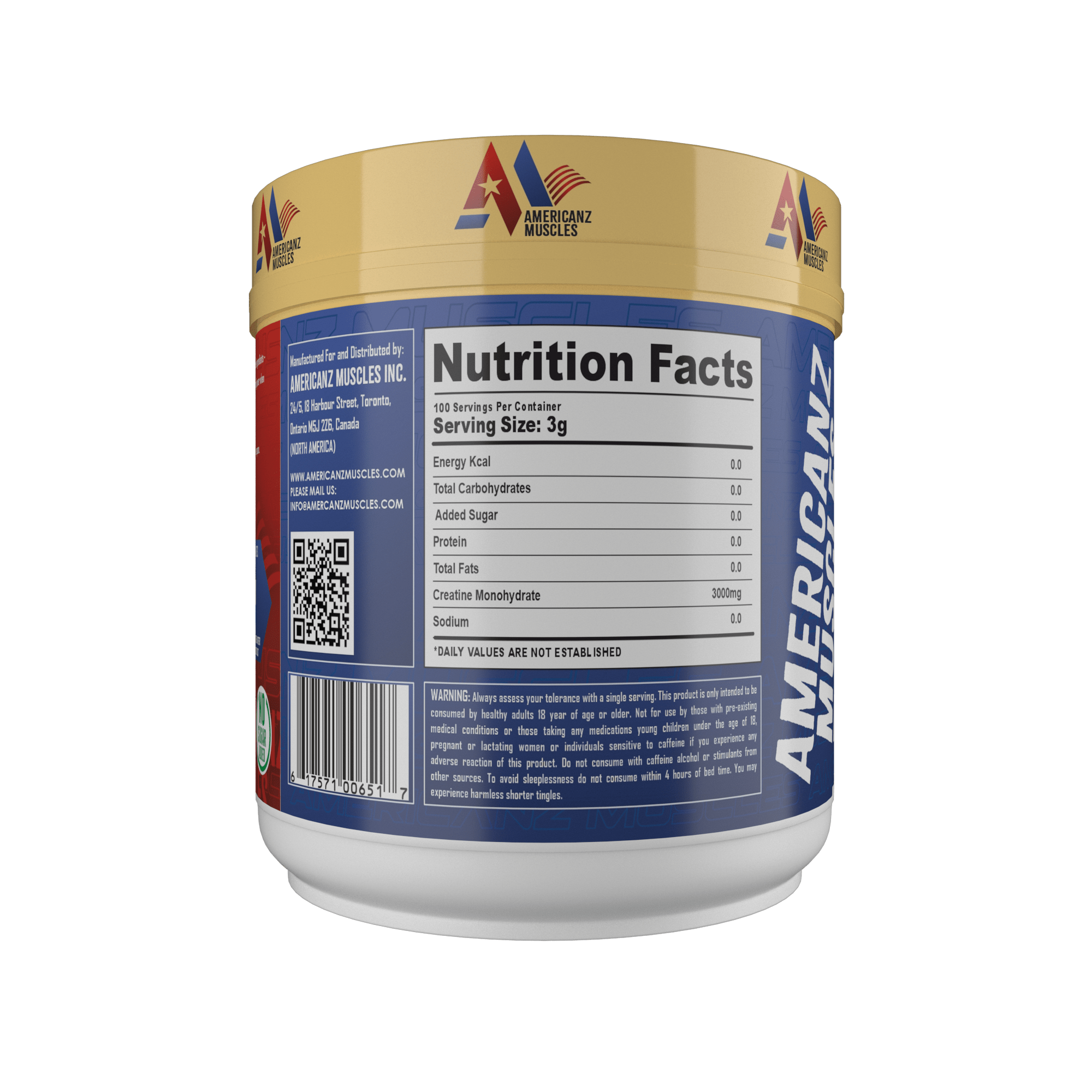 AmericanZ Muscles Creatine 300g