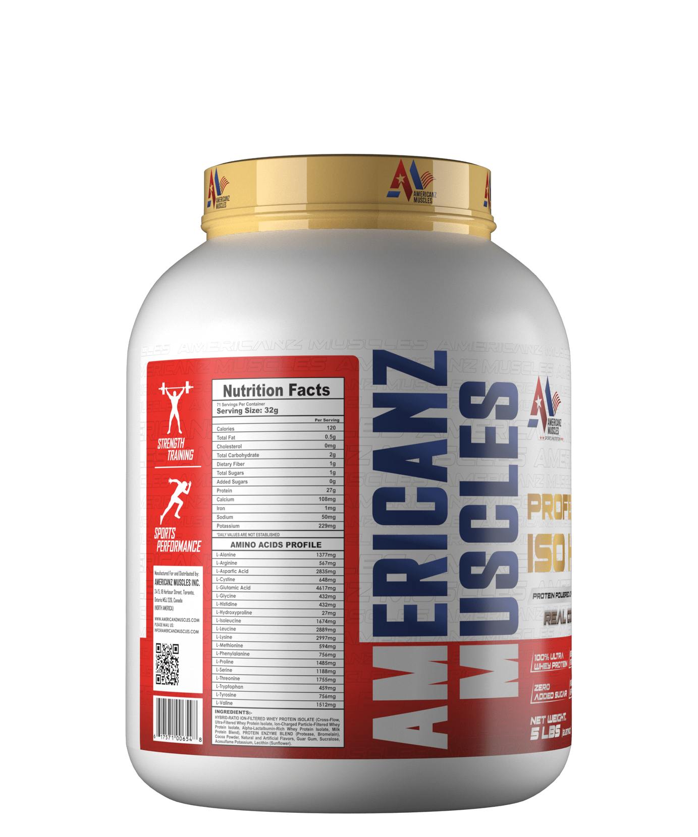 Americanz Muscles Professional Iso Hydro 2.27kg