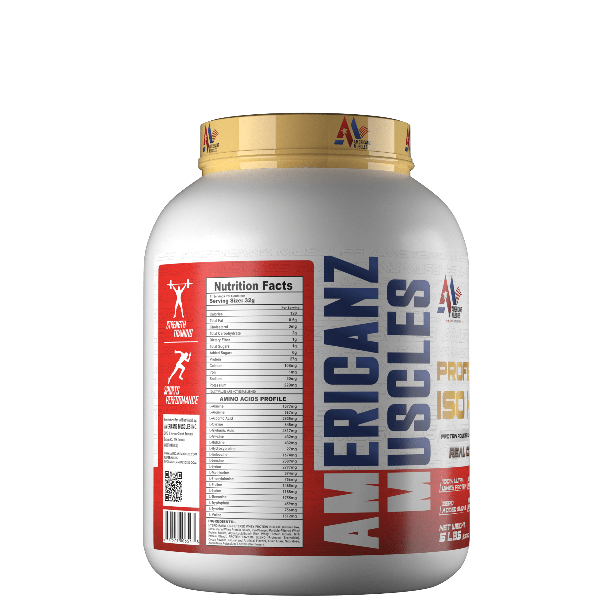 Americanz Muscles Professional Iso Hydro 2.27kg