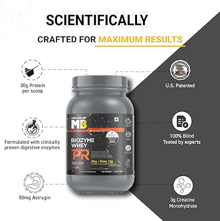 MuscleBlaze Biozyme Whey PR 1kg