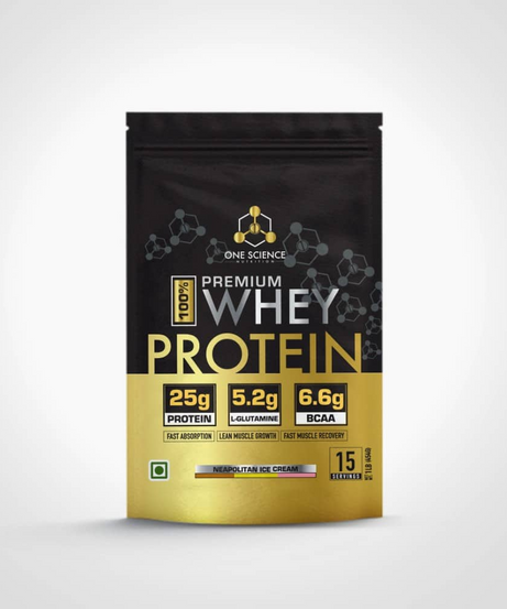 One Science Nutriton 100% Premium Whey Protein 454g