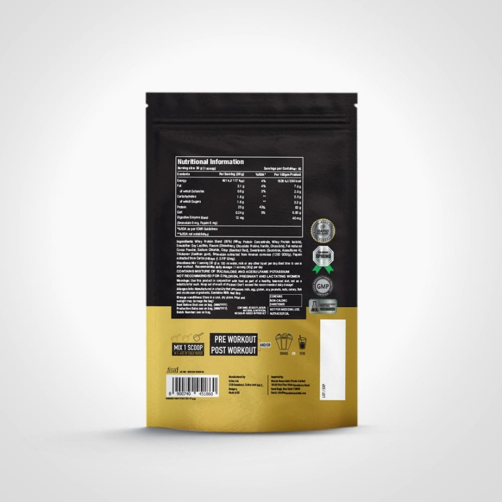 One Science Nutriton 100% Premium Whey Protein 454g