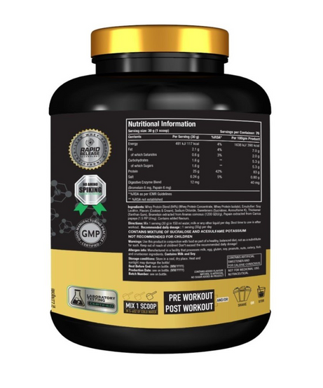 One Science Nutrition 100% Premium Whey Protein 2.27kg