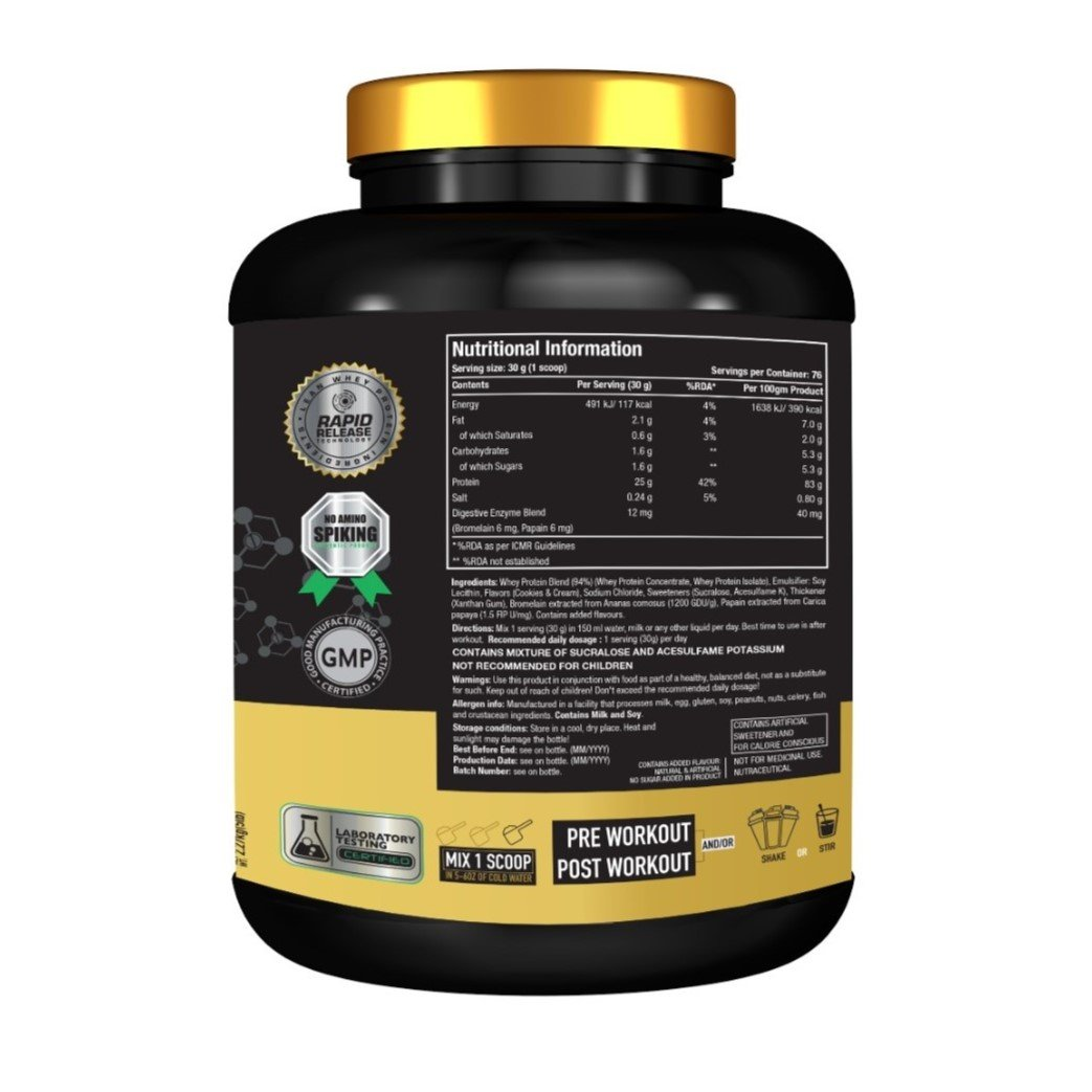 One Science Nutrition 100% Premium Whey Protein 2.27kg