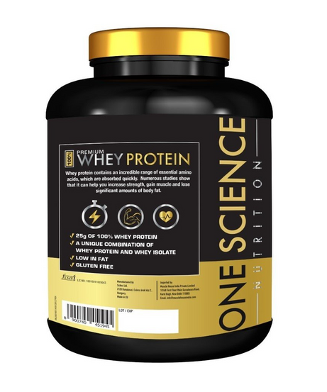 One Science Nutrition 100% Premium Whey Protein 2.27kg
