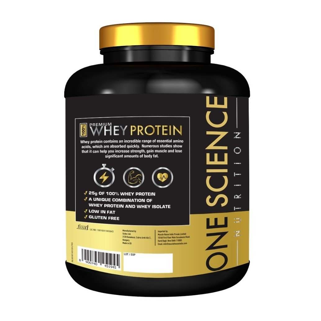 One Science Nutrition 100% Premium Whey Protein 2.27kg