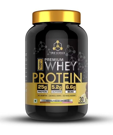 One Science Nutrition 100% Premium Whey Protein 907g