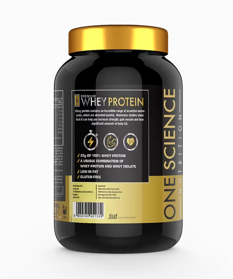 One Science Nutrition 100% Premium Whey Protein 907g