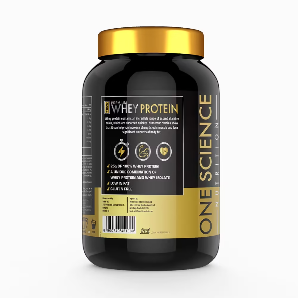 One Science Nutrition 100% Premium Whey Protein 907g