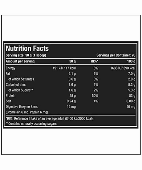 One Science Nutrition 100% Premium Whey Protein 2.27kg