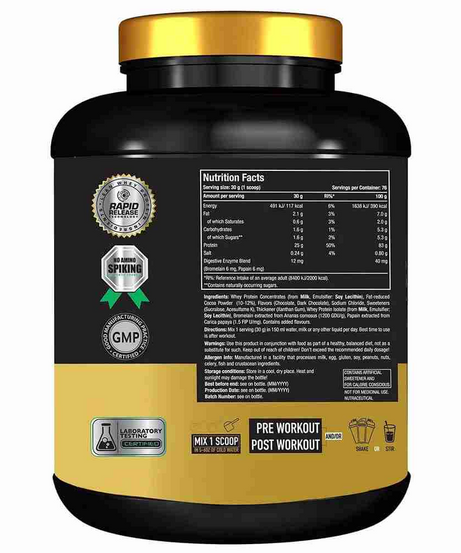 One Science Nutrition 100% Premium Whey Protein 2.27kg