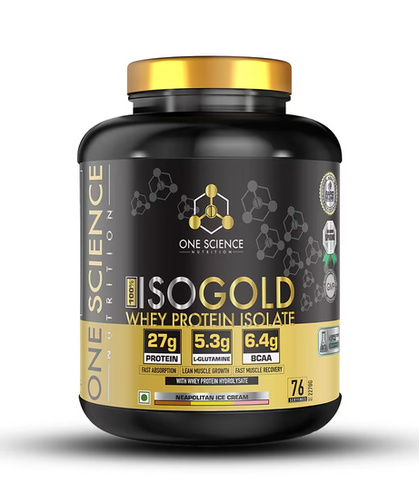 One Science Nutrition Iso Gold Whey Protein Isolate 2.27kg
