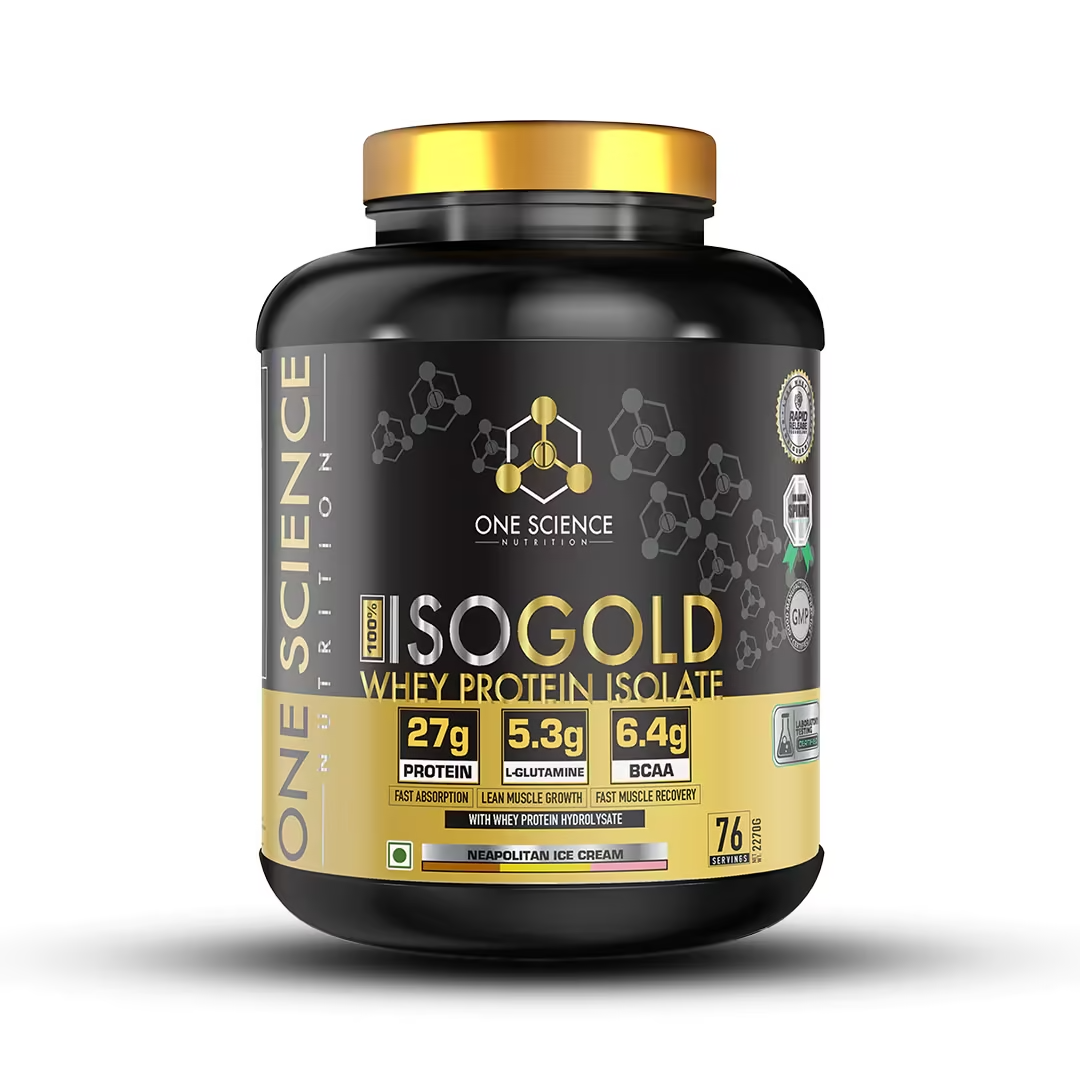 One Science Nutrition Iso Gold Whey Protein Isolate 2.27kg