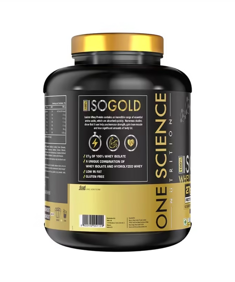 One Science Nutrition Iso Gold Whey Protein Isolate 2.27kg