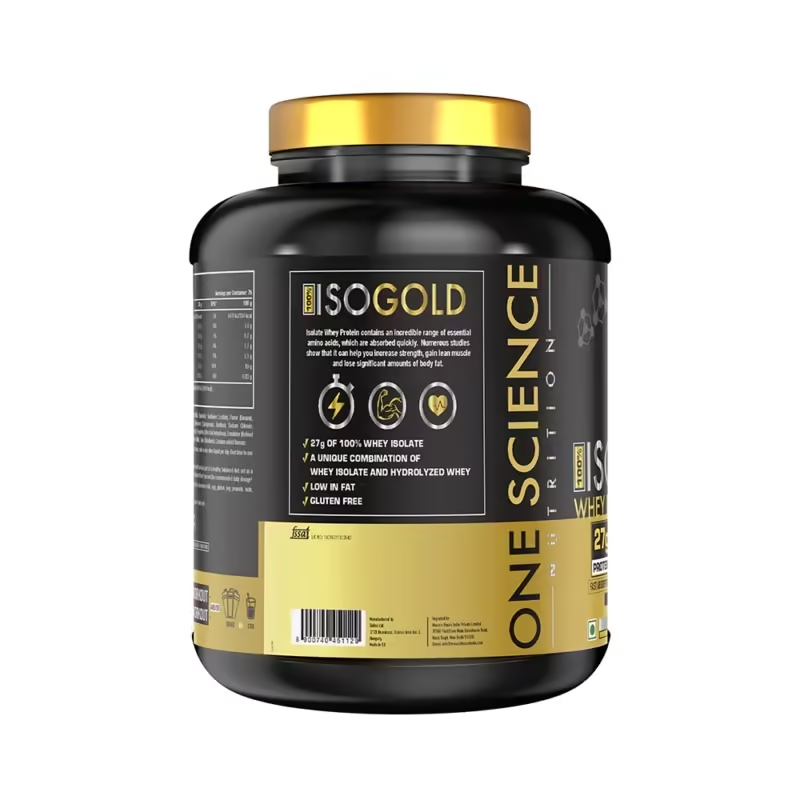One Science Nutrition Iso Gold Whey Protein Isolate 2.27kg