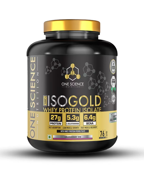 One Science Nutrition Iso Gold Whey Protein Isolate 2.27kg