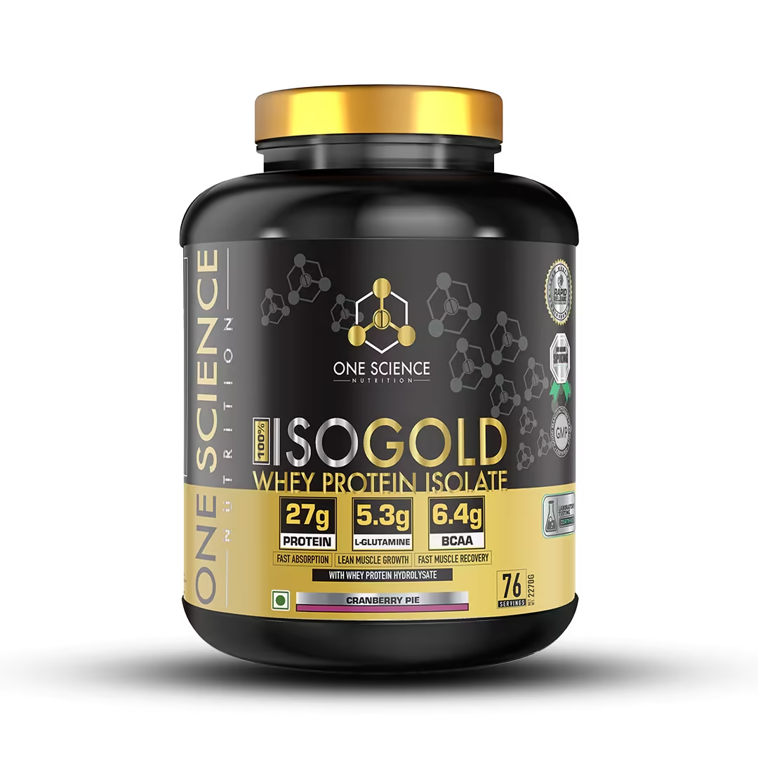 One Science Nutrition Iso Gold Whey Protein Isolate 2.27kg