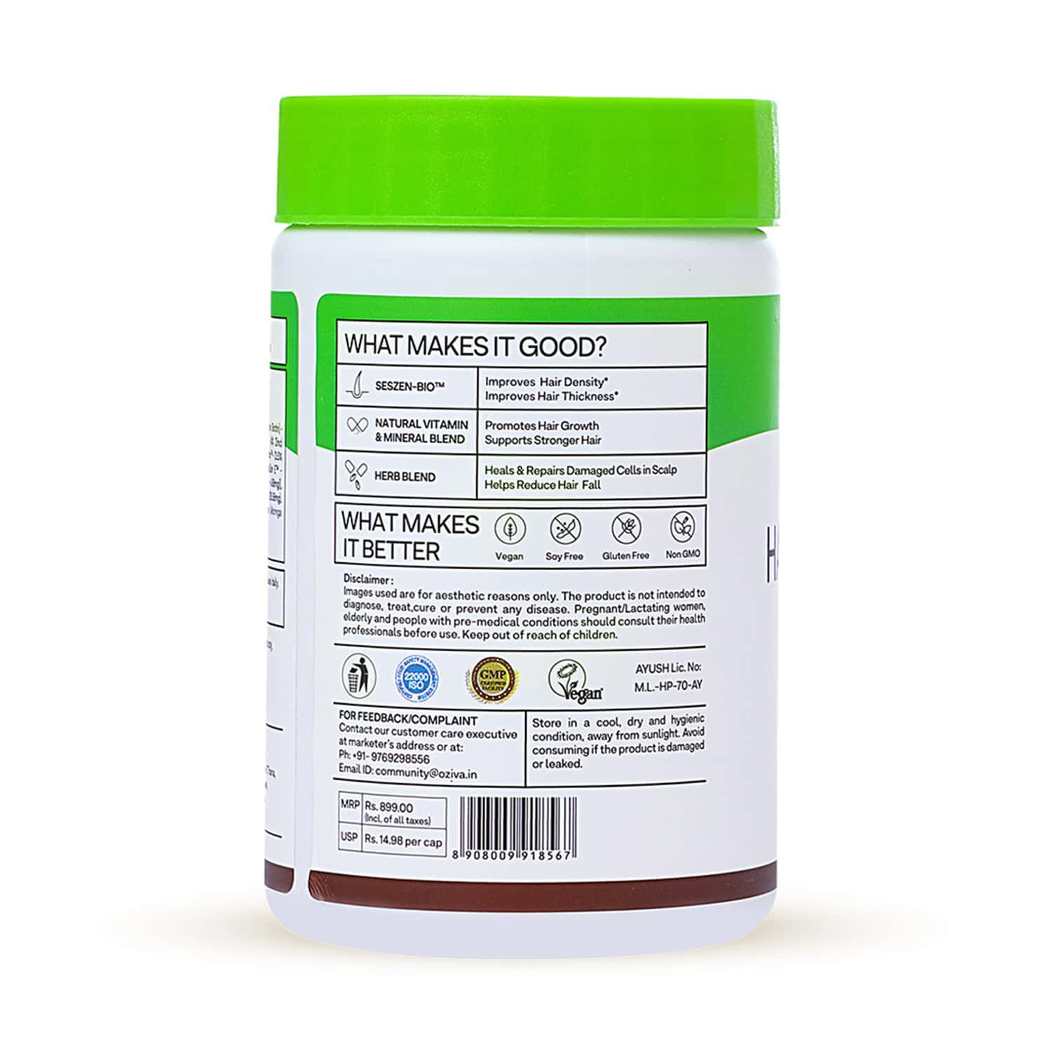 Oziva Hair Vitamins