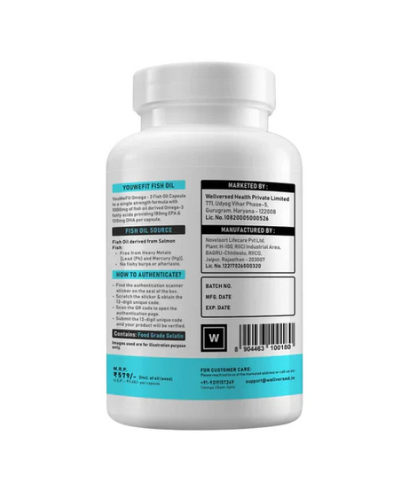 YouWeFit Fish oil 1X Strength
