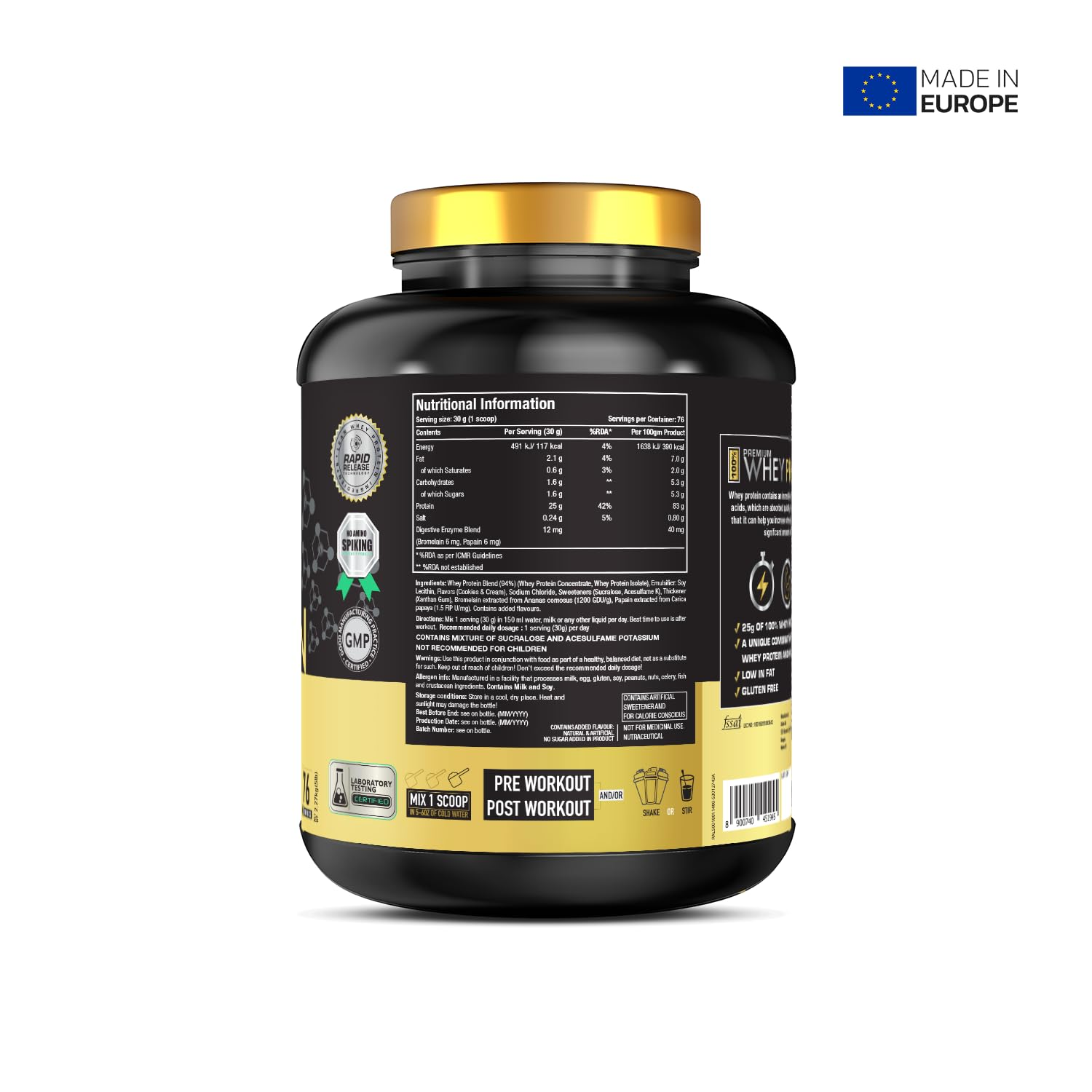 One Science Premium Whey Protein 2.27kg
