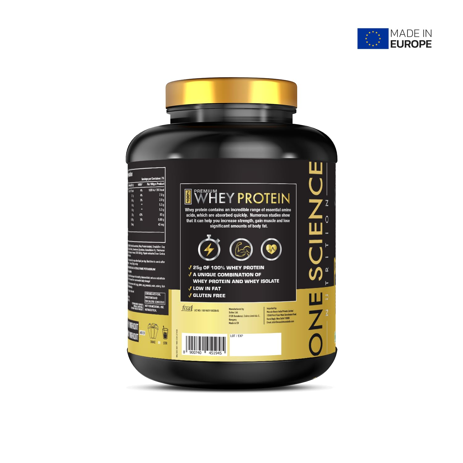 One Science Premium Whey Protein 2.27kg