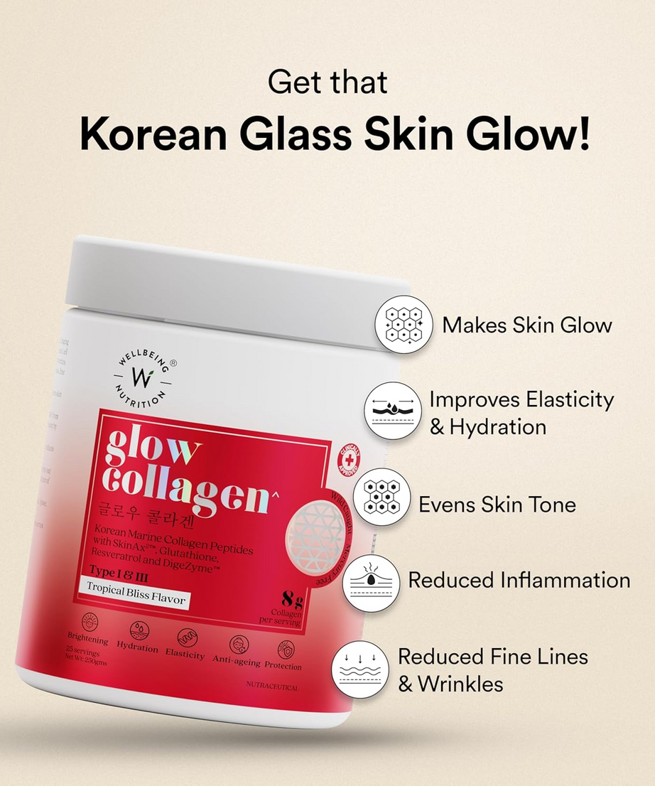 Wellbeing Nutrition Glow Collagen 250g