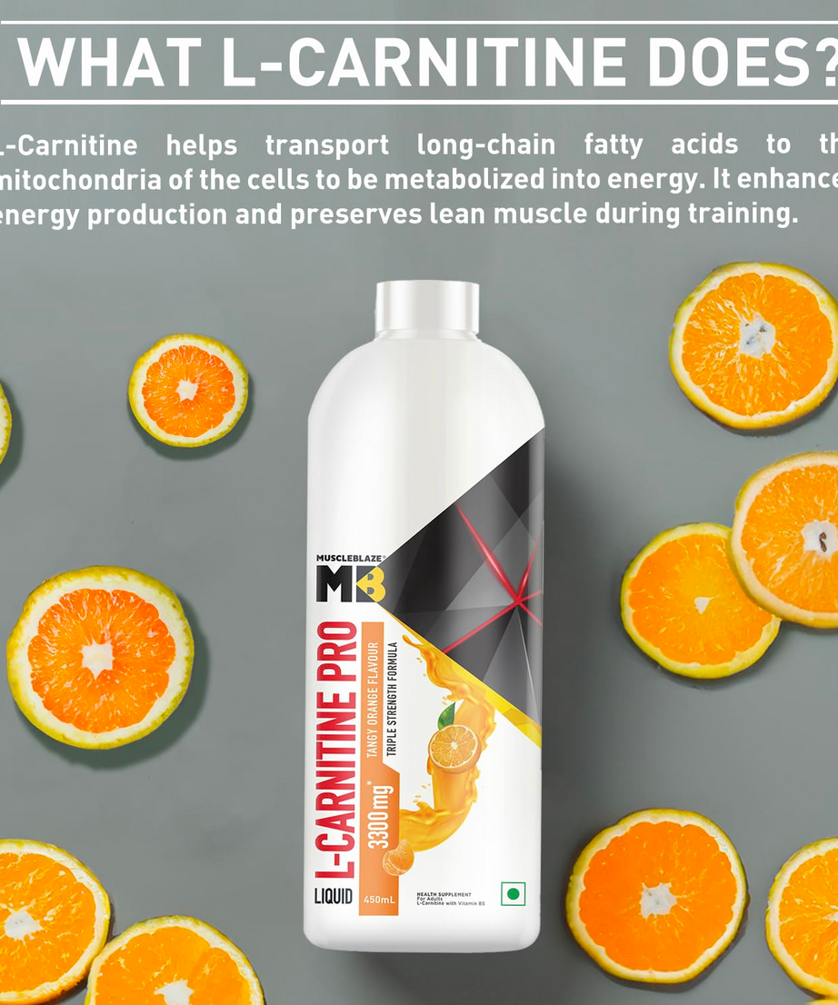 Muscleblaze L-Carnitine Pro 3300Mg 450ml