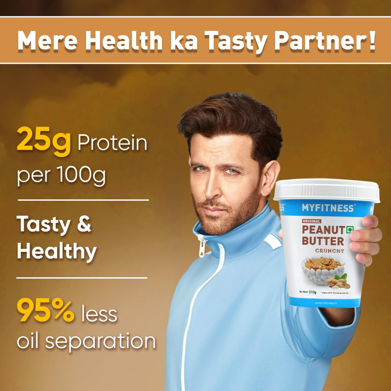 My Fitness Original Peanut Butter Crunchy 510g