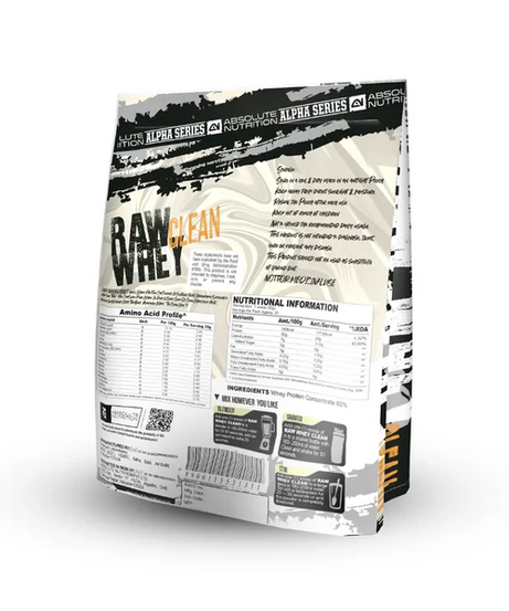 Absolute Nutrition Raw Whey Clean 1kg