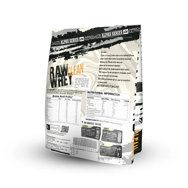 Absolute Nutrition Raw Whey Clean 1kg