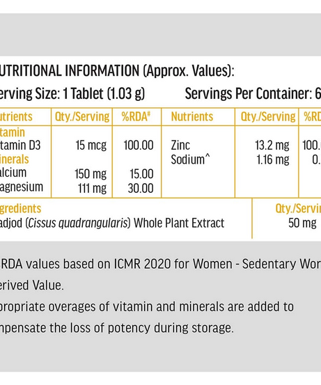 HK Vitals Calcium Plus Vitamin D3