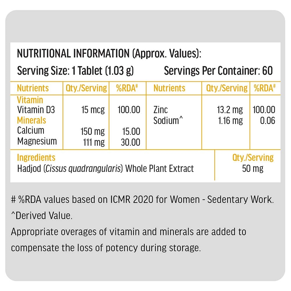 HK Vitals Calcium Plus Vitamin D3
