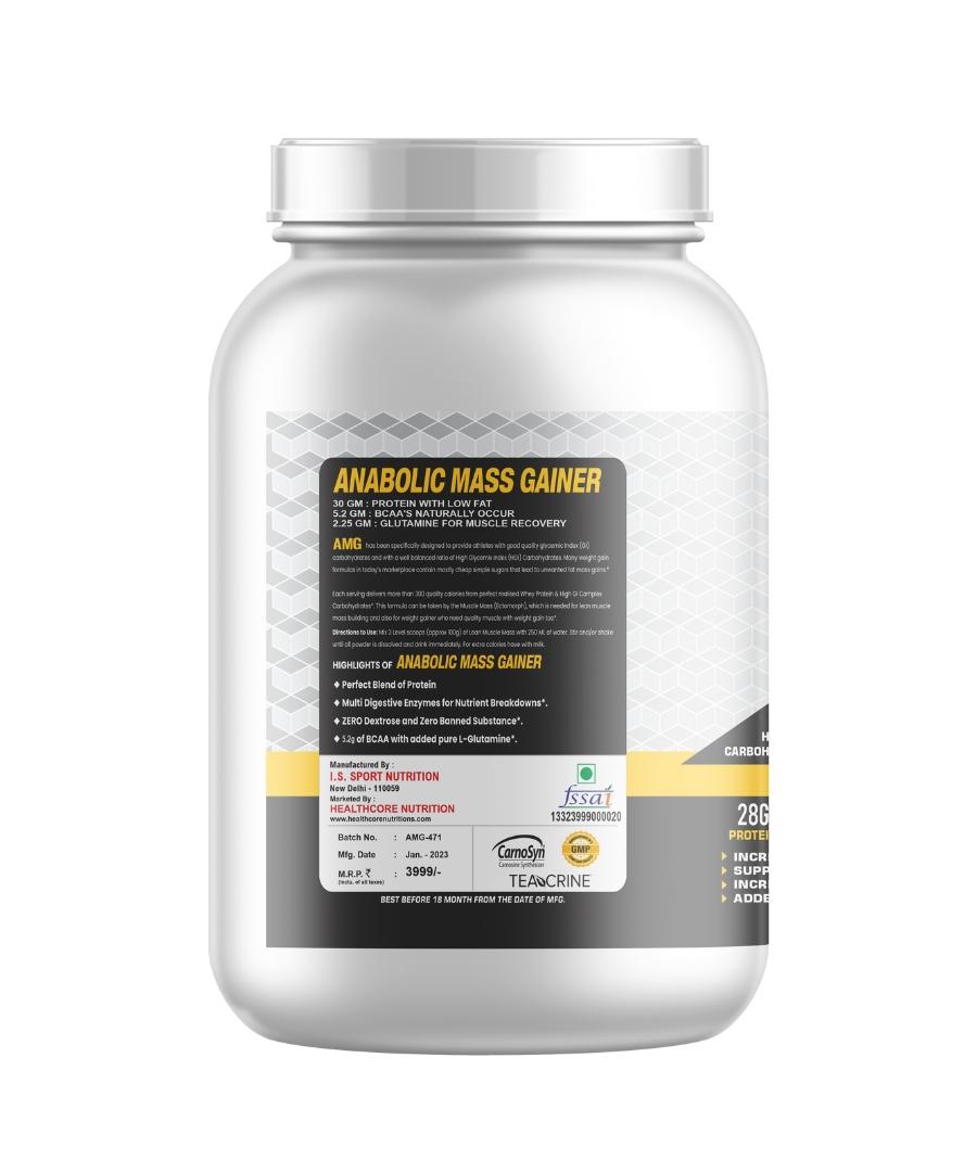 Healthcore Nutrition Anabolic Mass Gainer 1kg