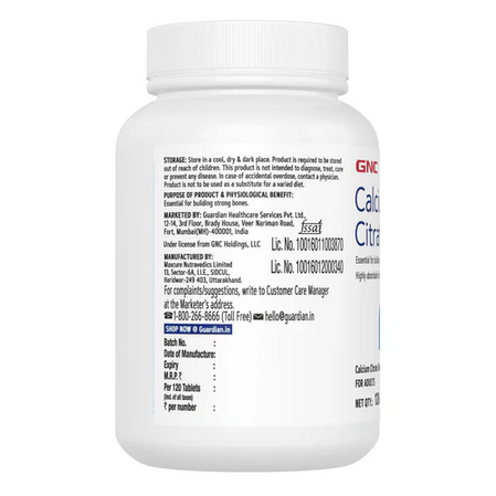 GNC Calcium Citrate