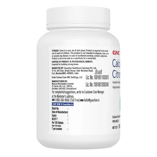 GNC Calcium Citrate