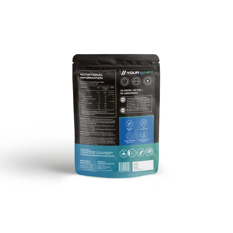 Your Whey 100% Mass Gainer 1kg
