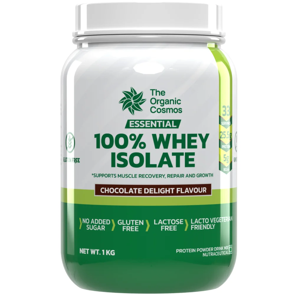 The Organic Cosmos Essential 100% Whey Isolate 1kg