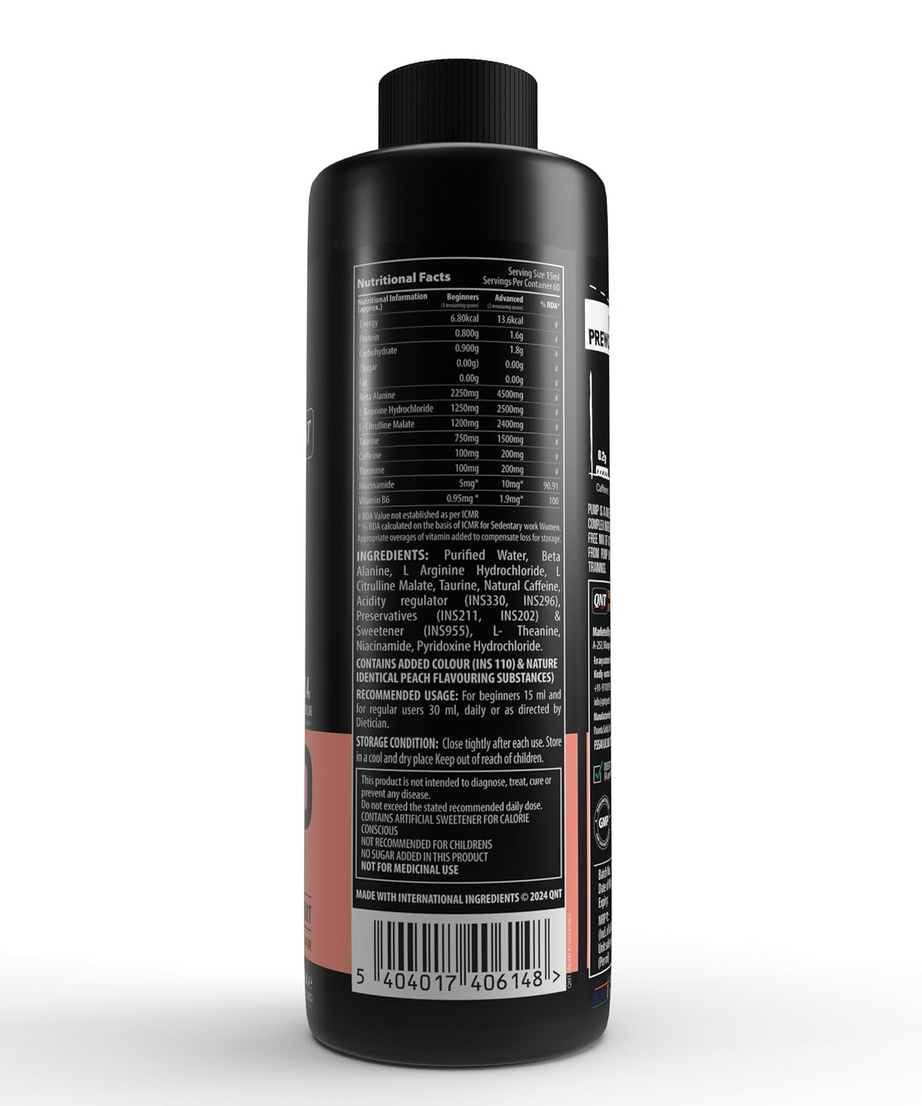 Qnt Carni Pump Ripping Preworkout 500ml