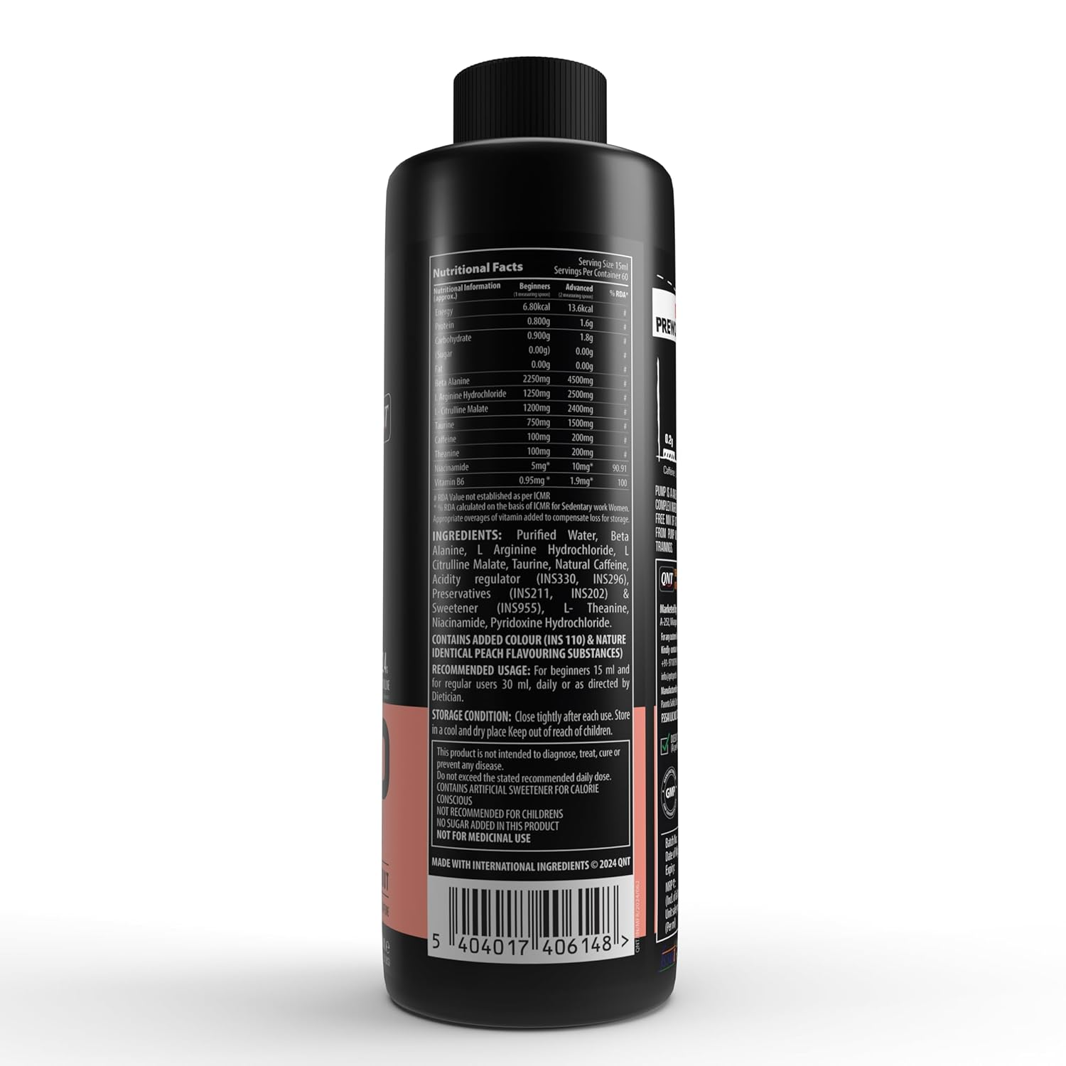 Qnt Carni Pump Ripping Preworkout 500ml