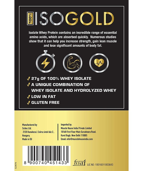 One Science Nutrition 100% Isogold Whey Protein 907g