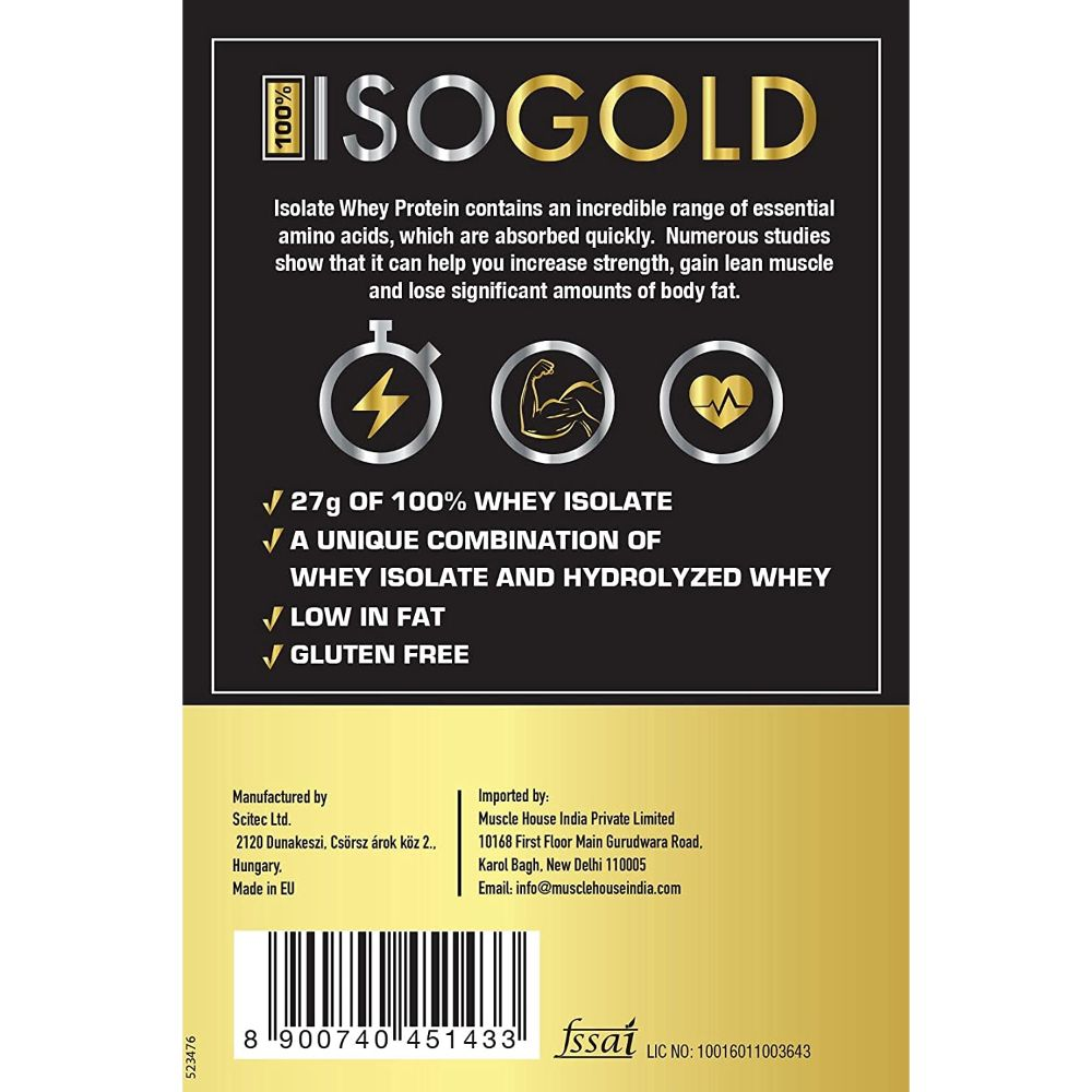 One Science Nutrition 100% Isogold  Whey Protein 907g
