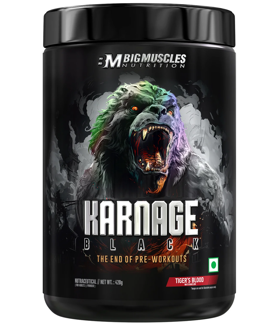 Big Muscles Karnage Black  Pre-Workouts 420g