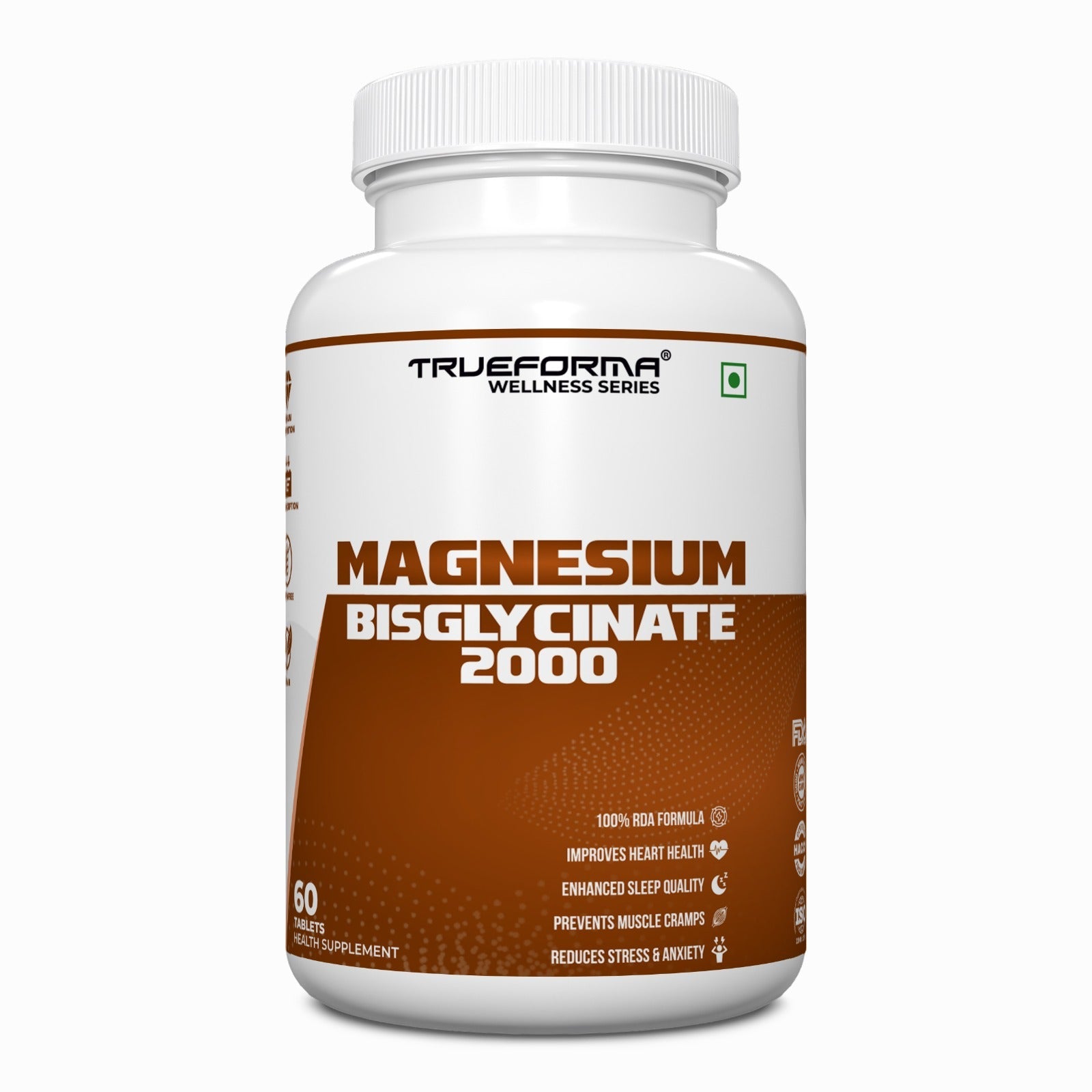 Trueforma Wellness Series Magnesium Bisglycinate 2000 60servings