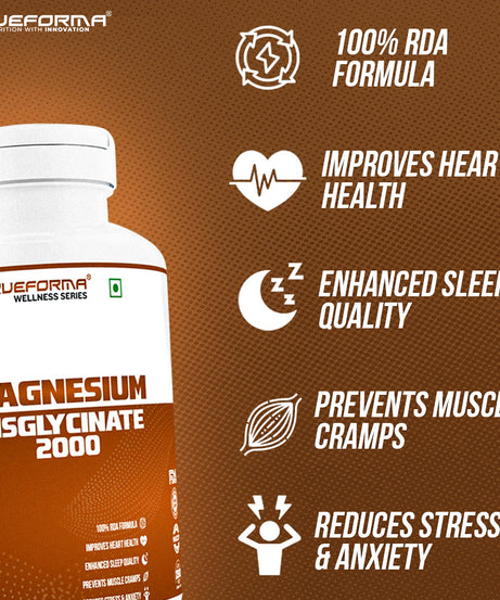 Trueforma Wellness Series Magnesium Bisglycinate 2000 60servings