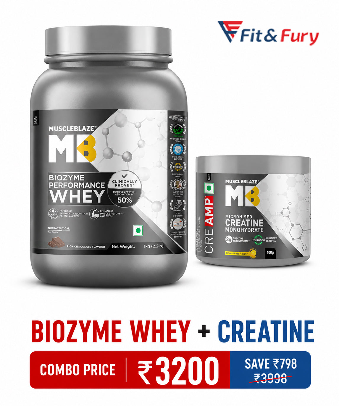 WHEY PROTEIN + CREATINE @3200