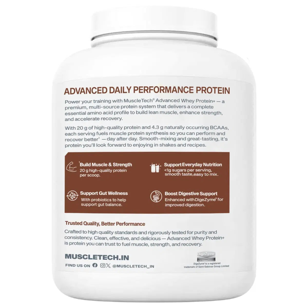 Muscle Tech whey protein + creatine @5299
