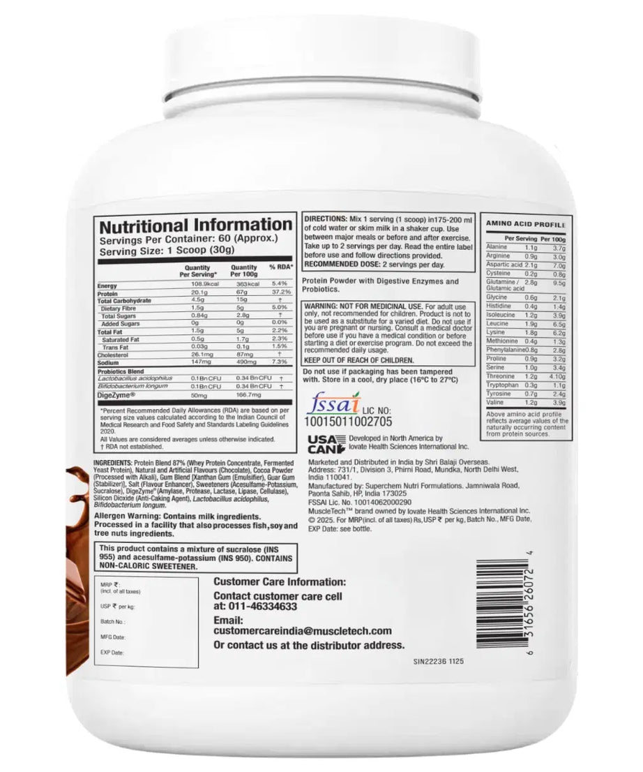 Muscle Tech whey protein + creatine @5299