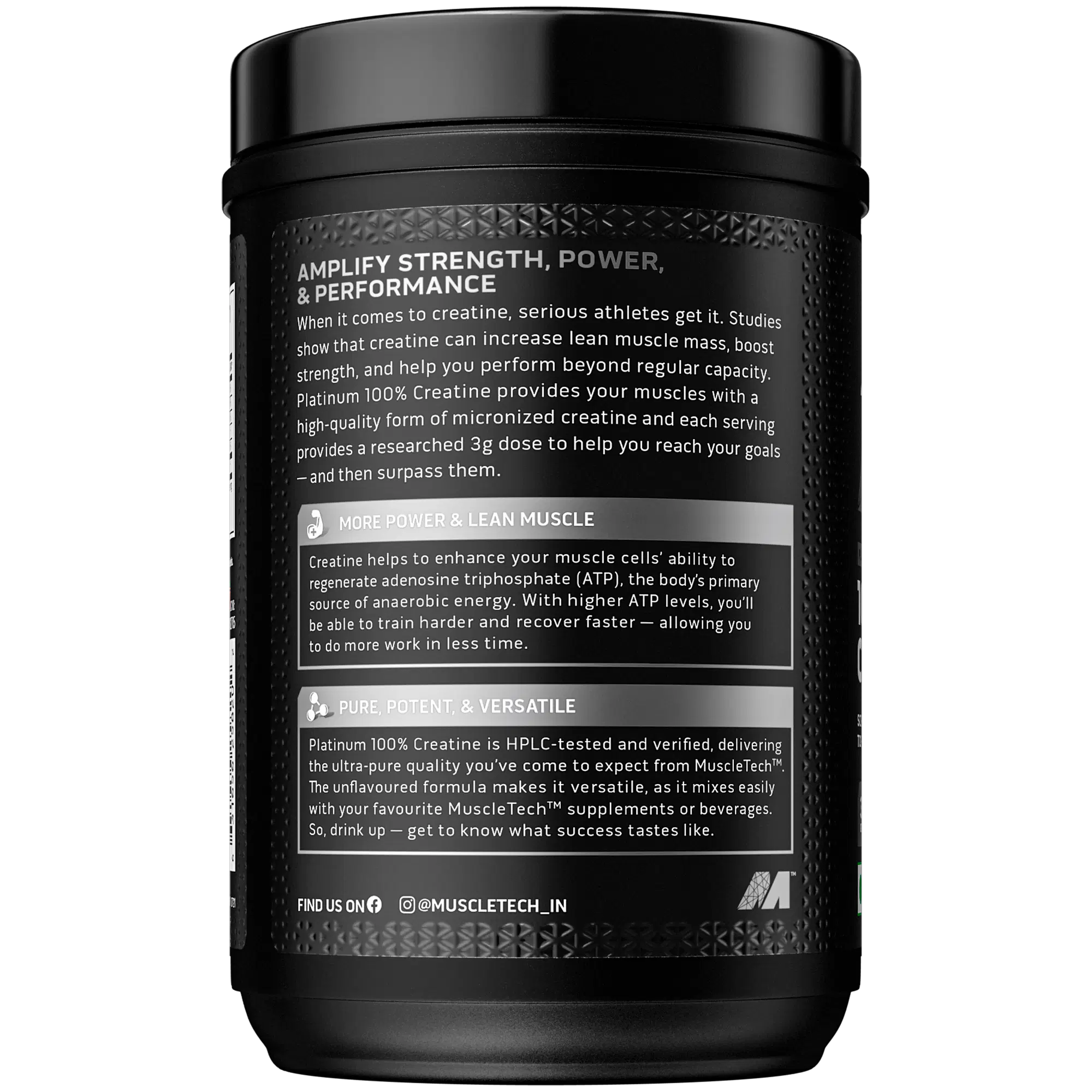 Muscle Tech whey protein + creatine @5299