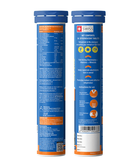Fast&Up Reload Instant Electrolytes 20 Effervescent Tablets