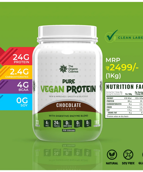 The Organic Cosmos Pure Vegan Protein 1kg